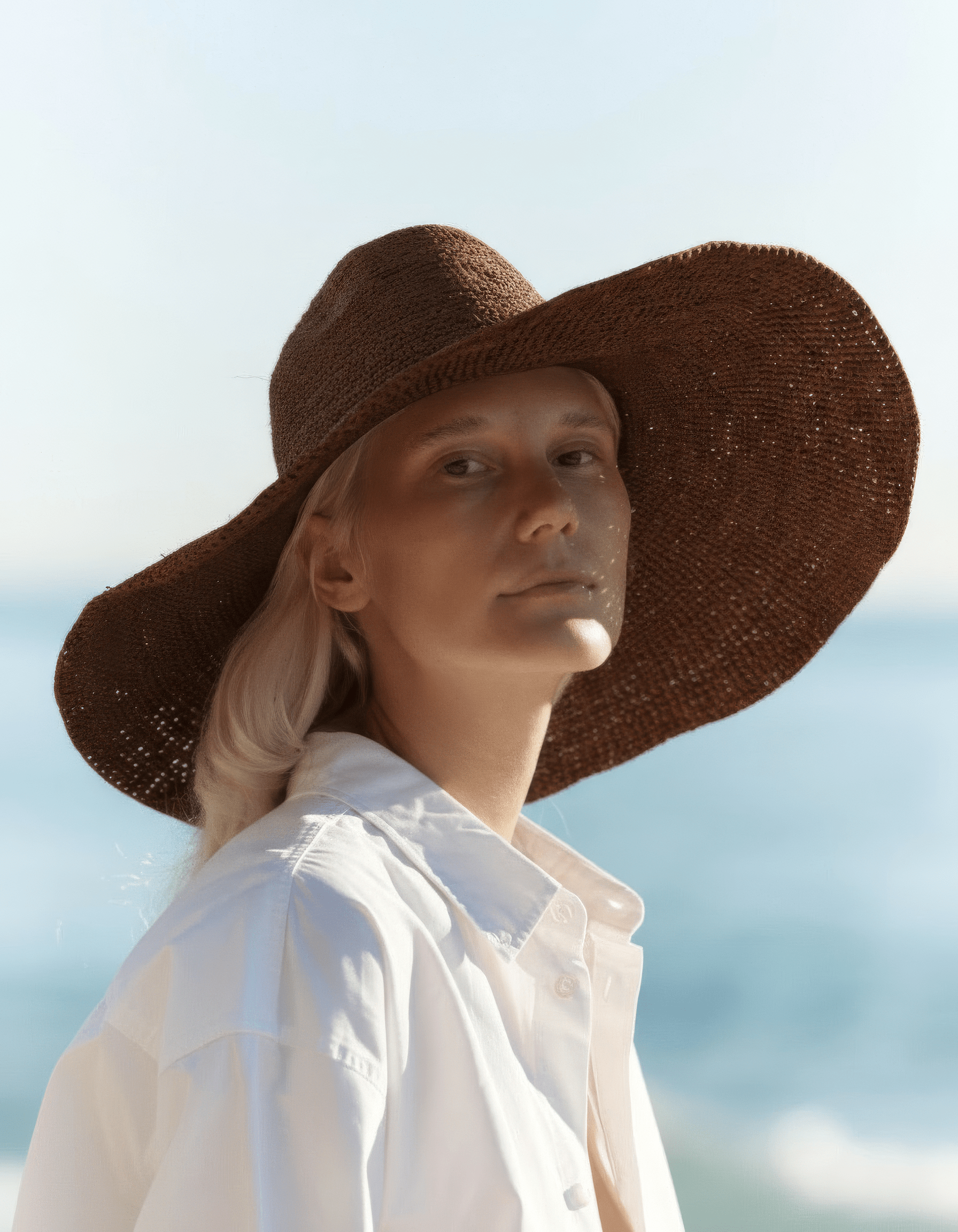 Jace Banu - Ombra Sun Hat - Chocolate