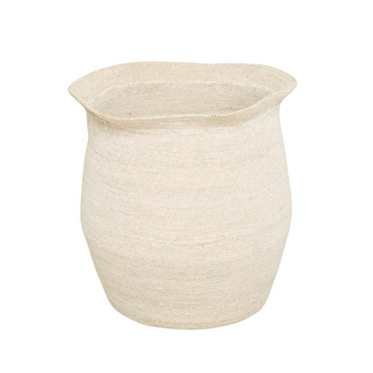 Woven Seagrass Baskets - White