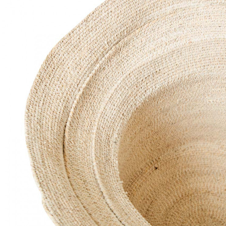 Woven Seagrass Baskets - White