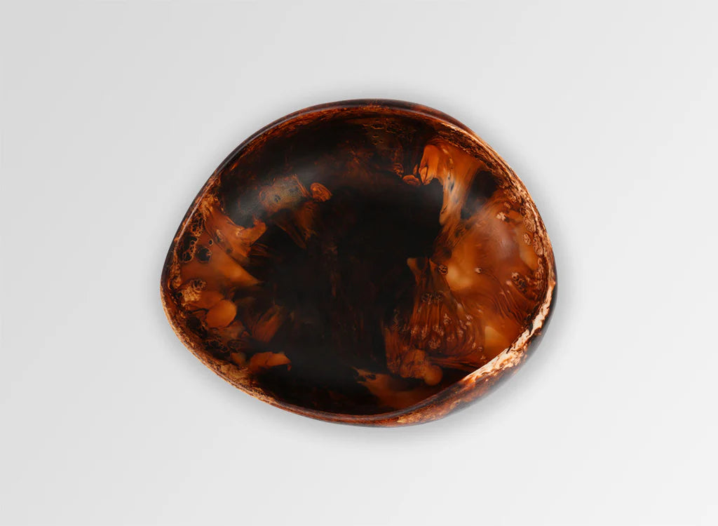 Dinosaur Designs - Small Leaf Bowl - Dark Horn