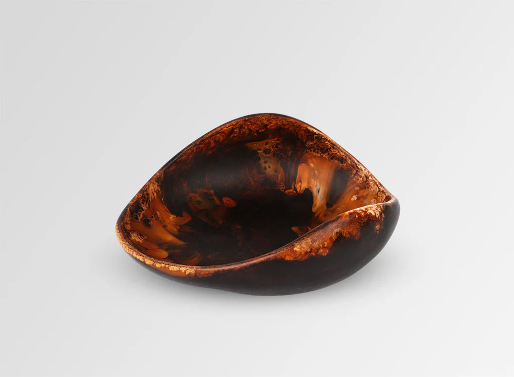 Dinosaur Designs - Small Leaf Bowl - Dark Horn