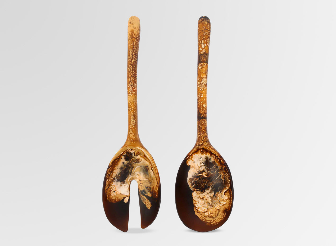 Dinosaur Designs - Stone Servers Long - Dark Horn
