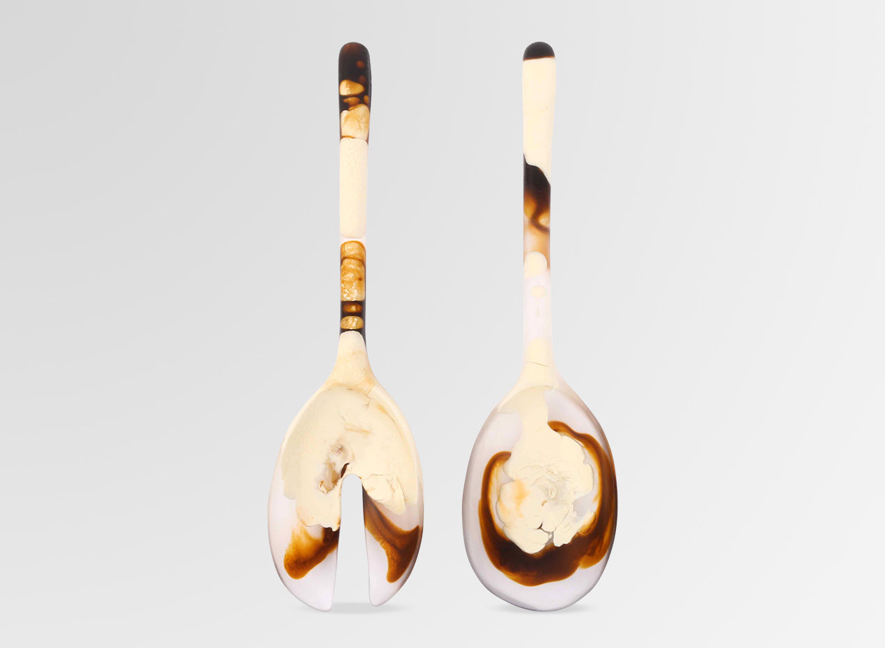 Dinosaur Designs - Stone Servers Long - Light Horn