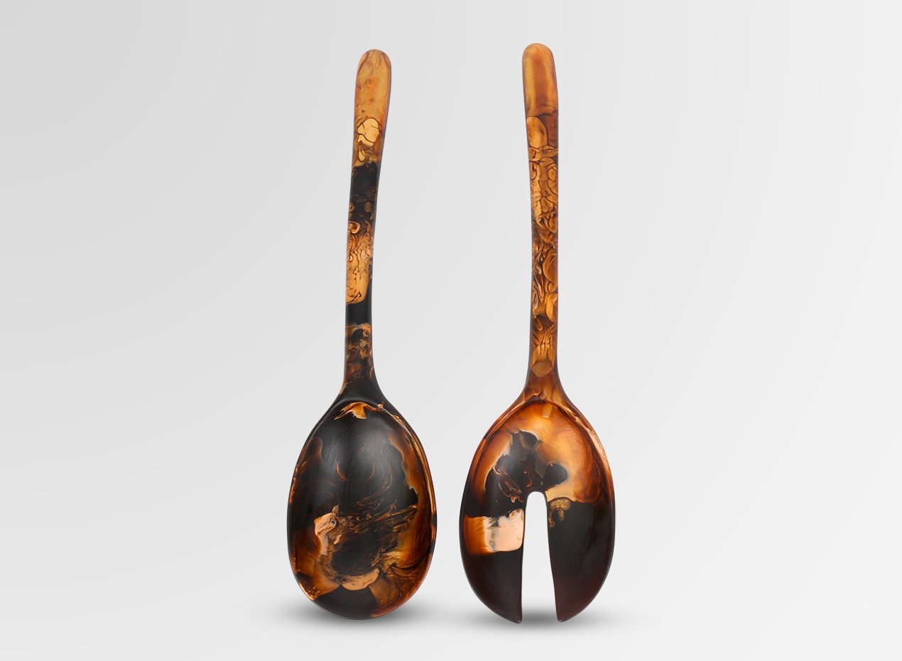 Dinosaur Designs - Stone Servers Long - Dark Horn