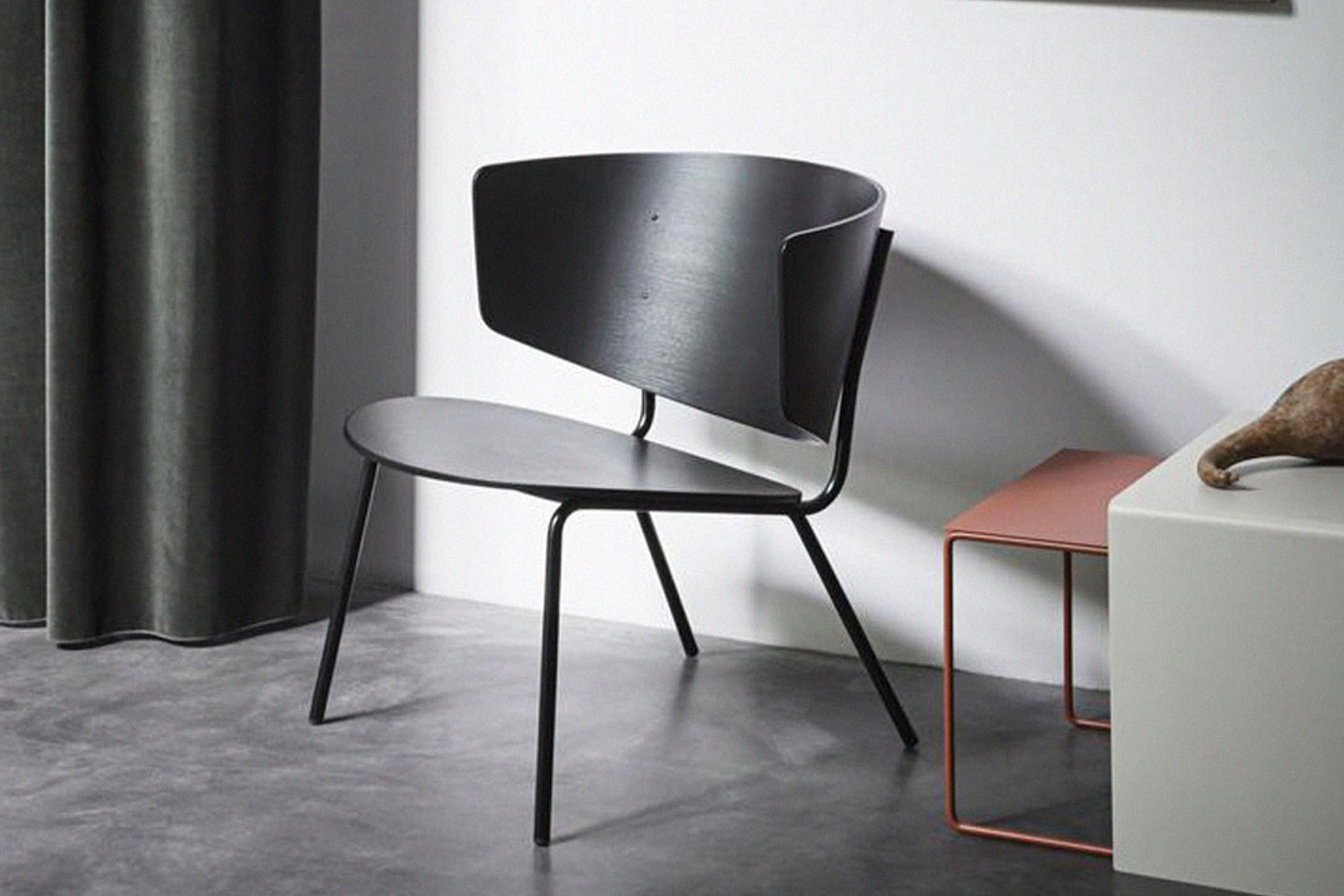 Ferm Living Herman Lounge Chair - Black