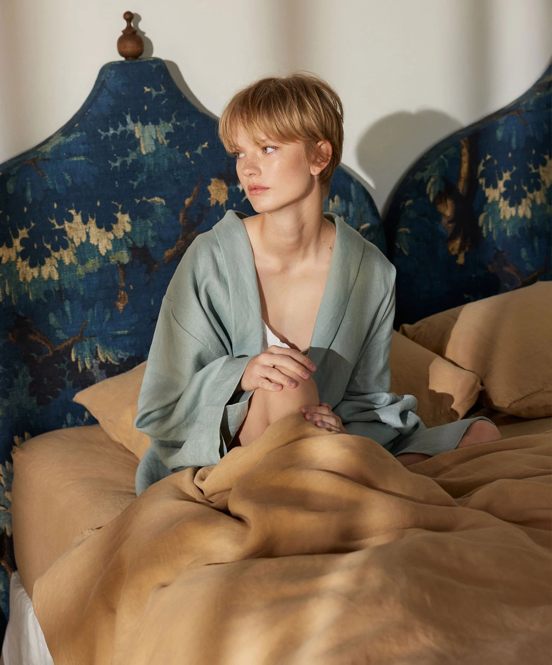 Cultiver - Linen Duvet Cover - Sand - King