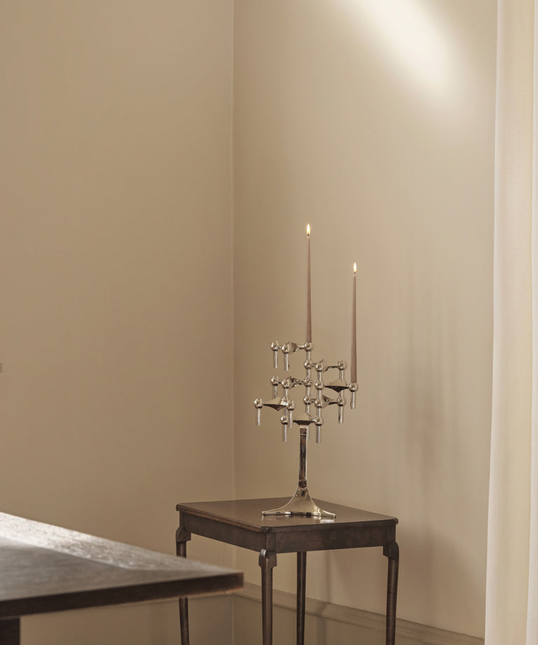 STOFF Nagel - Taper Candles by Ester & Erik (Soft Brown - pack of 6 )