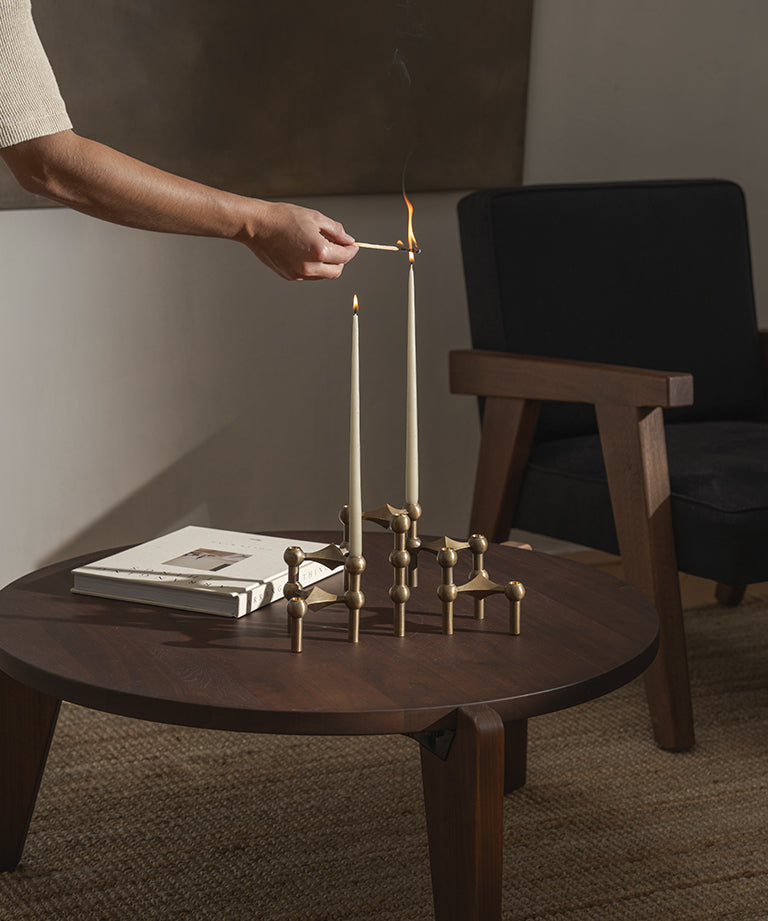 STOFF Nagel - Taper Candles by Ester & Erik (Off-White - pack of 6 )