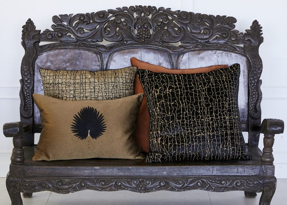 KANU CUSHION cover - BLACK (55X55)