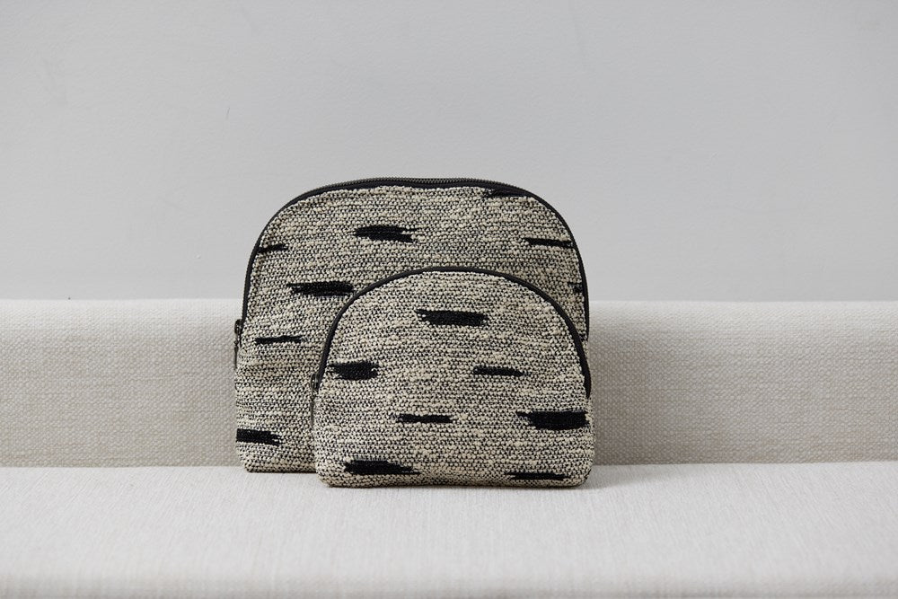 Ikat Boucle Pouch