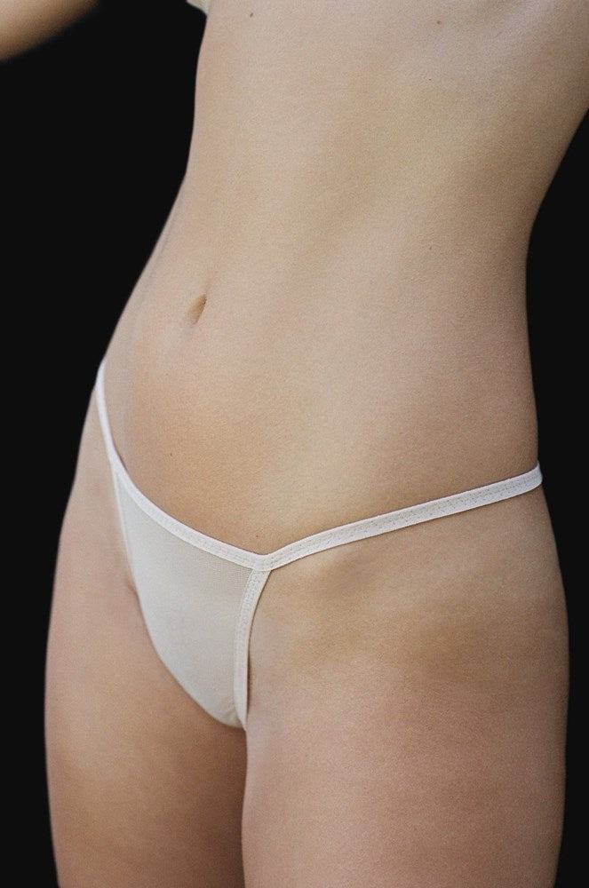 Kye Intimates Standard Thong - Ecru
