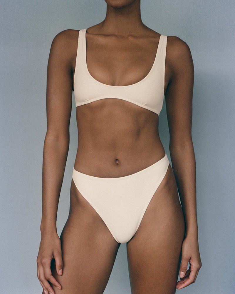 Kye Intimates - Dip Swim Top - Creme