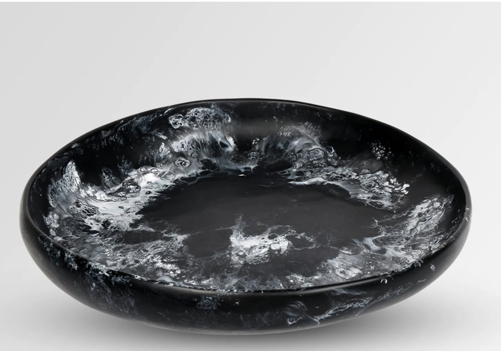 Dinosaur Designs - Bowl Earth Large - Black Marble