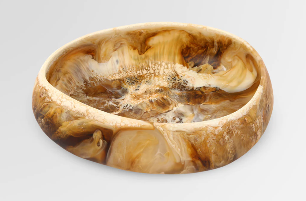 Dinosaur Designs - Rock Bowl Medium - Light Horn