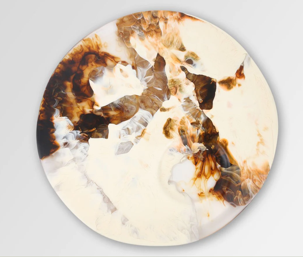 Dinosaur Designs - Moon Cheese Platter - Light Horn