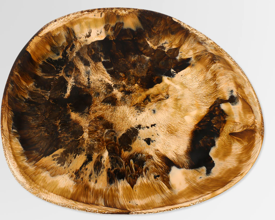 Dinosaur Designs - Pebble Platter - Dark Horn