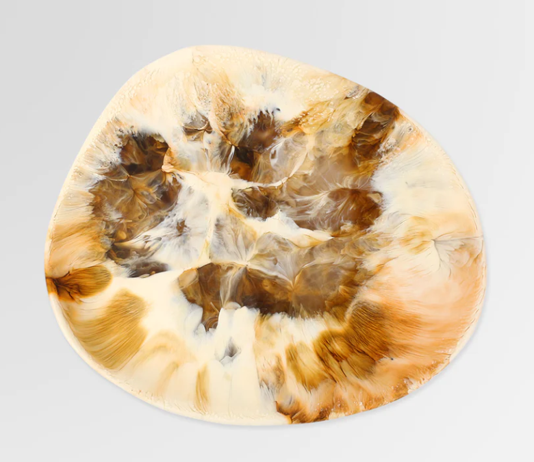 Dinosaur Designs - Pebble Plate - Light Horn