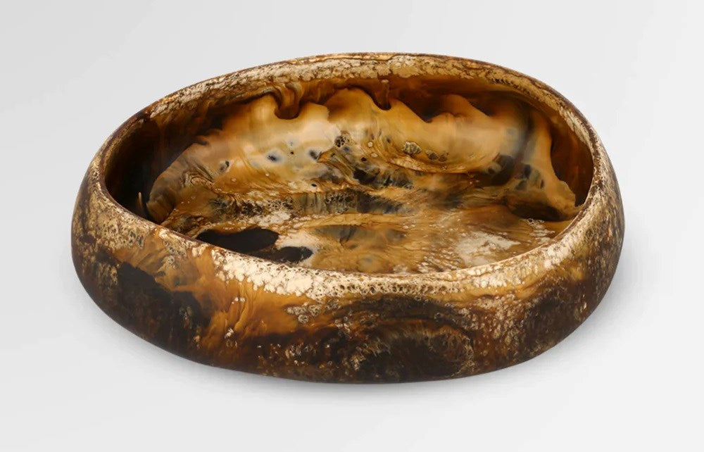 Dinosaur Designs - Rock Bowl Small - Dark Horn