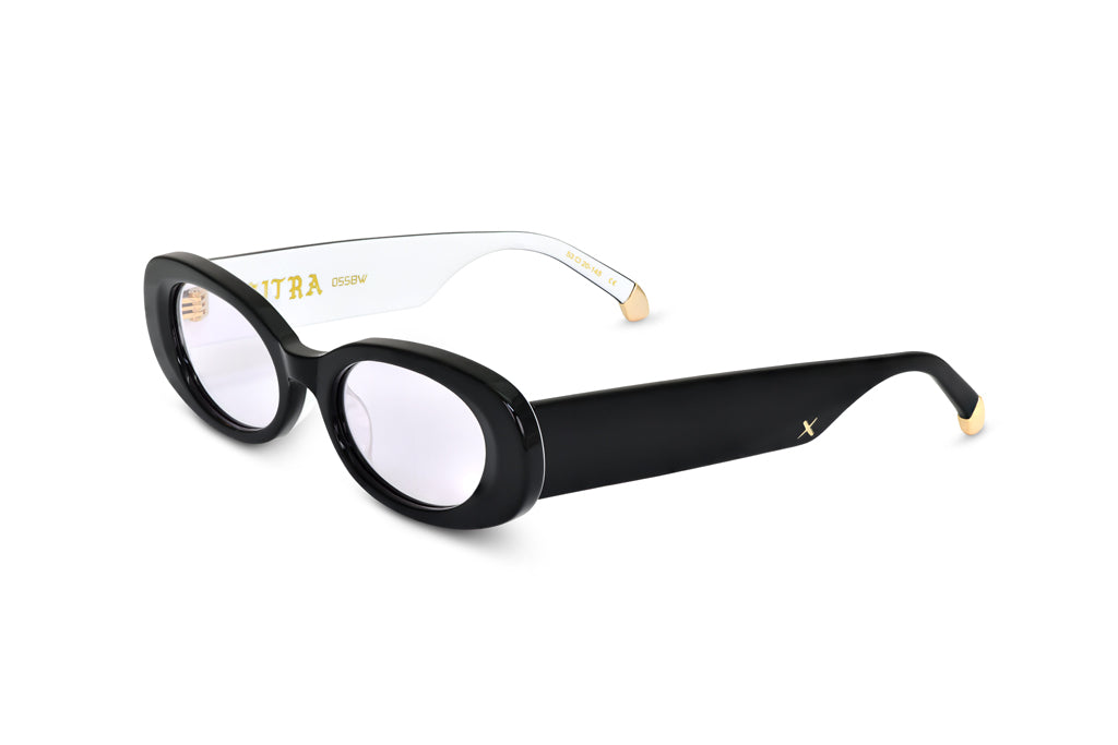 Oscar & Frank - Citra - Gloss Black White / Purple Photochromic