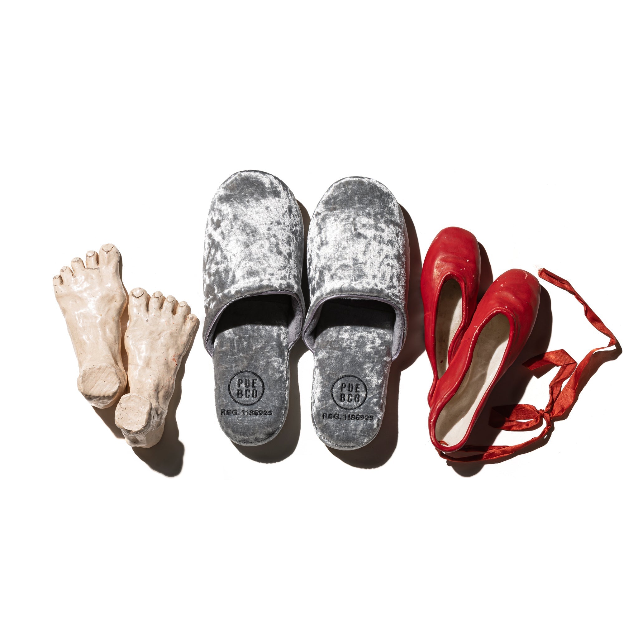 Puebco - Velvet Slipper Silver - Large