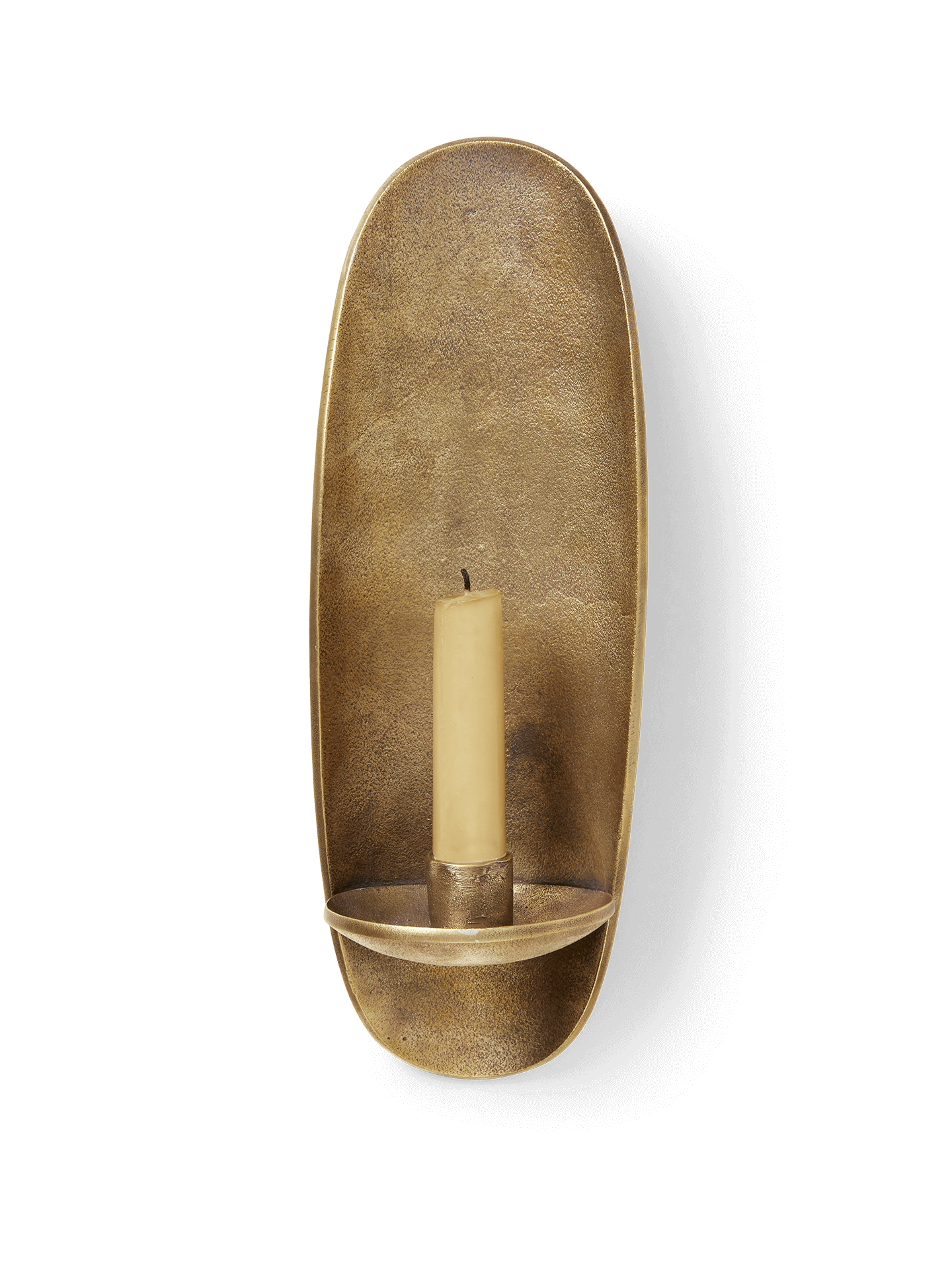 Agapé Wall Candle Holder - Brass Finish