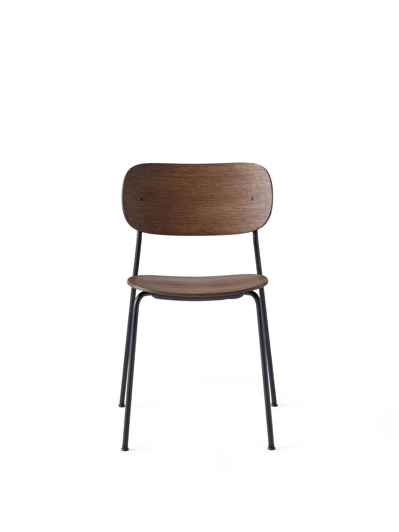 AUDO - Co Dining Chair - Black steel, Veneer