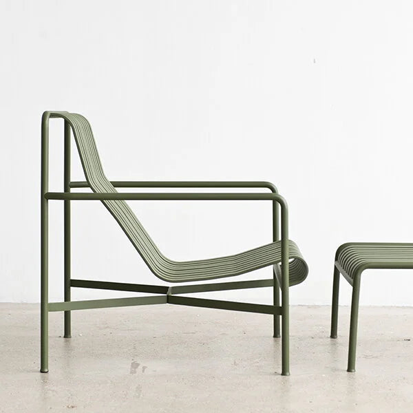 HAY - Palissade Lounge Chair - High - Olive