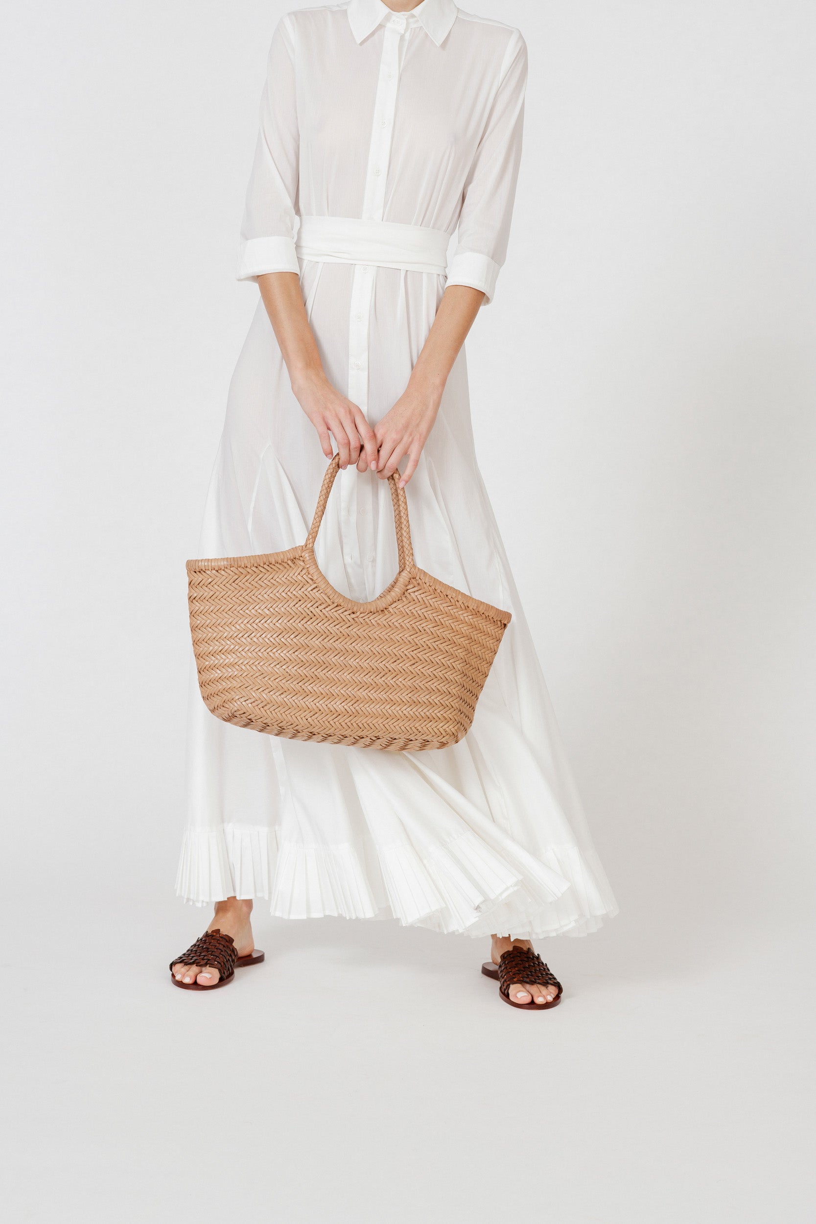 Dragon Diffusion - Nantucket Basket Bag - Big - Beige