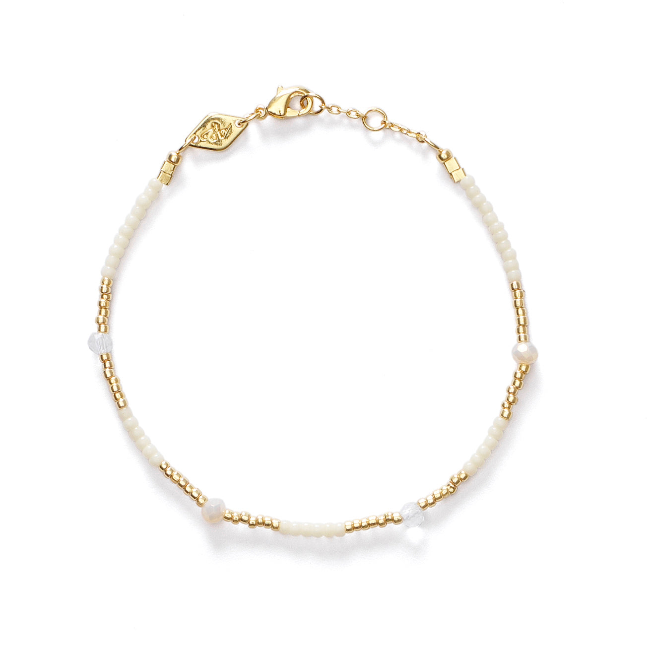 ANNI LU - Clemence Bracelet- Ecru