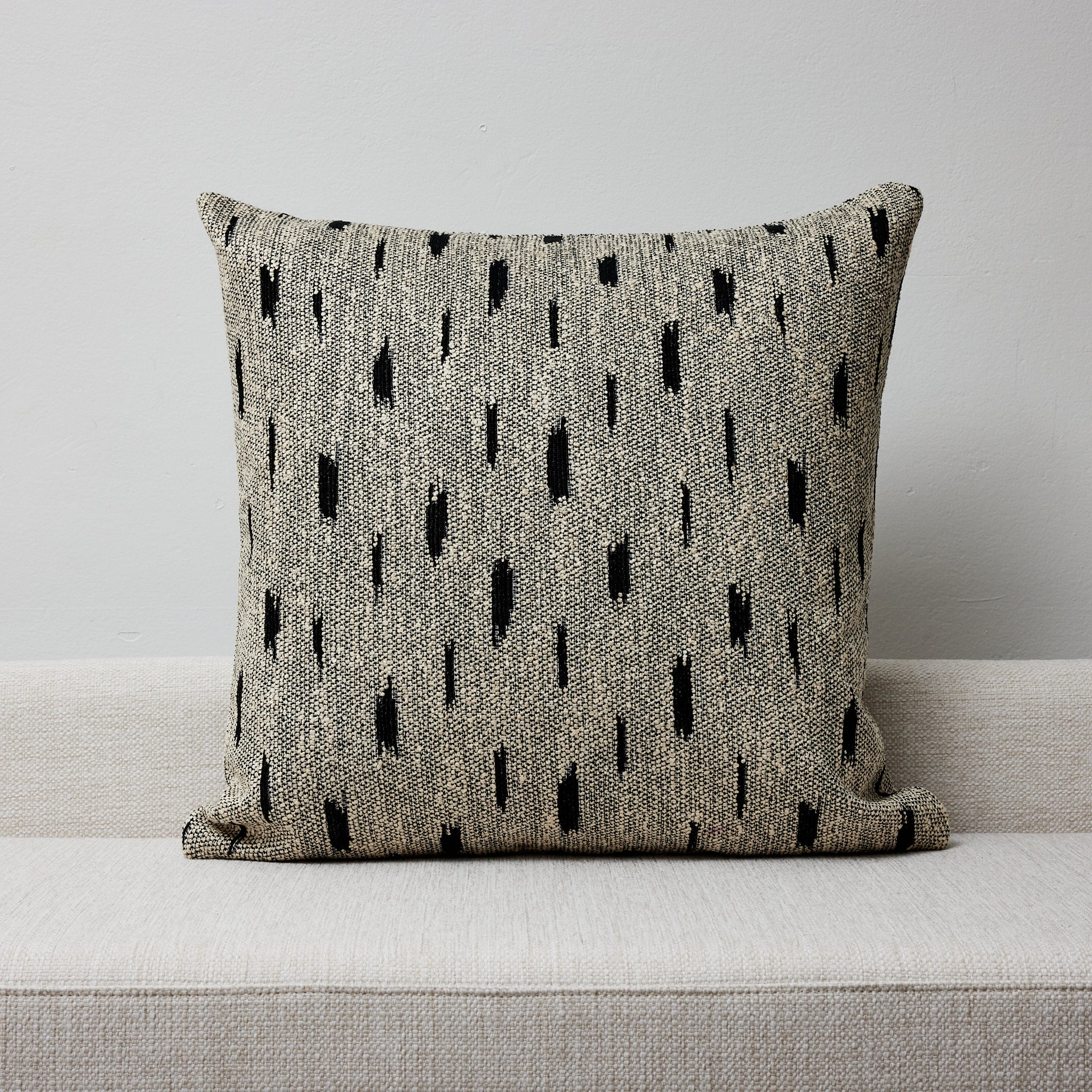 Chati damask embroidered cushion cover - GOLD