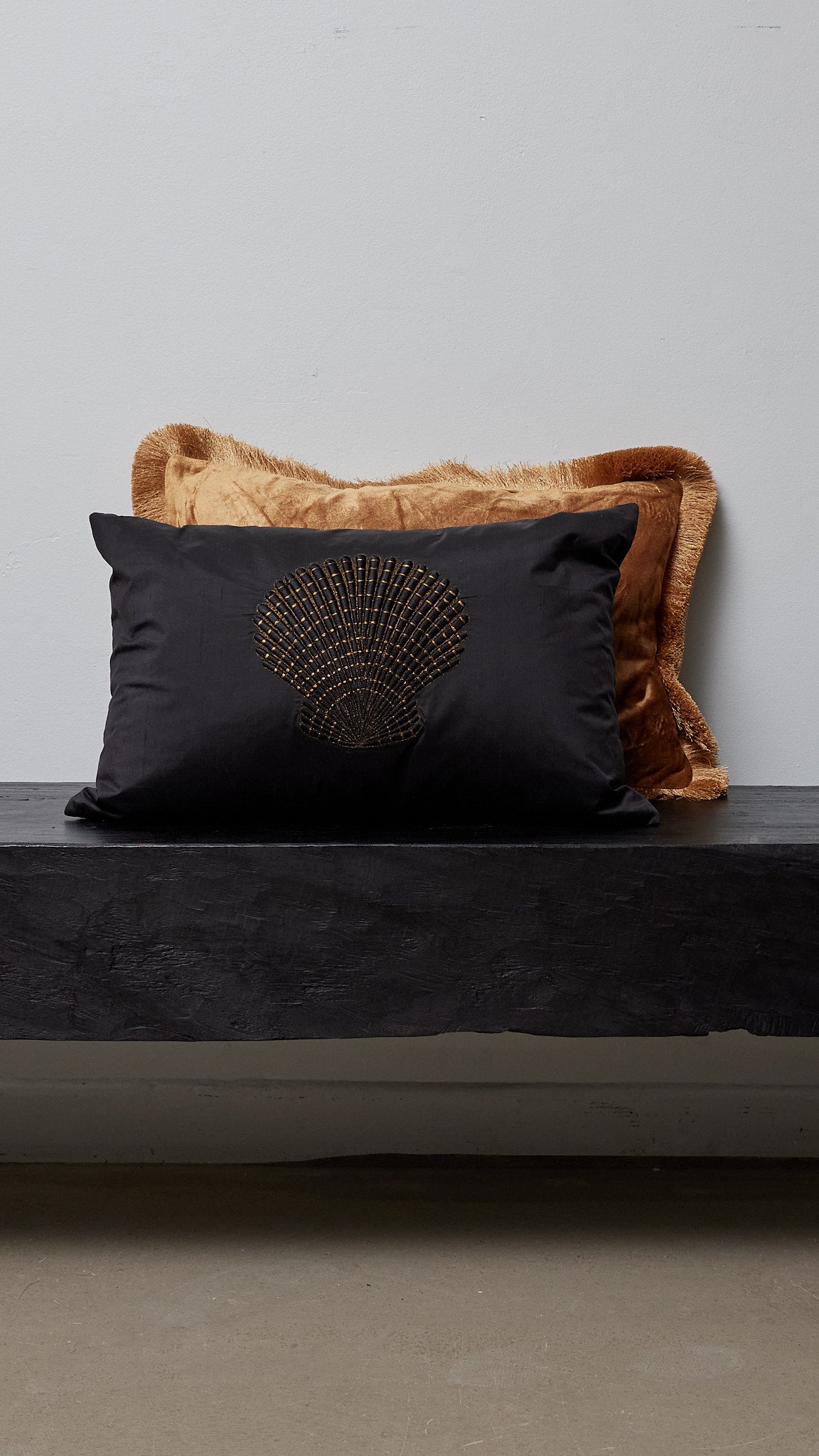 Cascara Hand Embroidered Shell Cushion