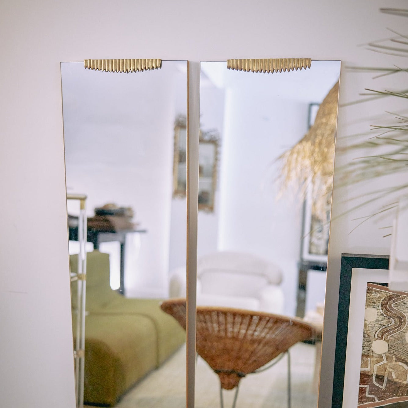 Italian (c1950) mirror - Two available