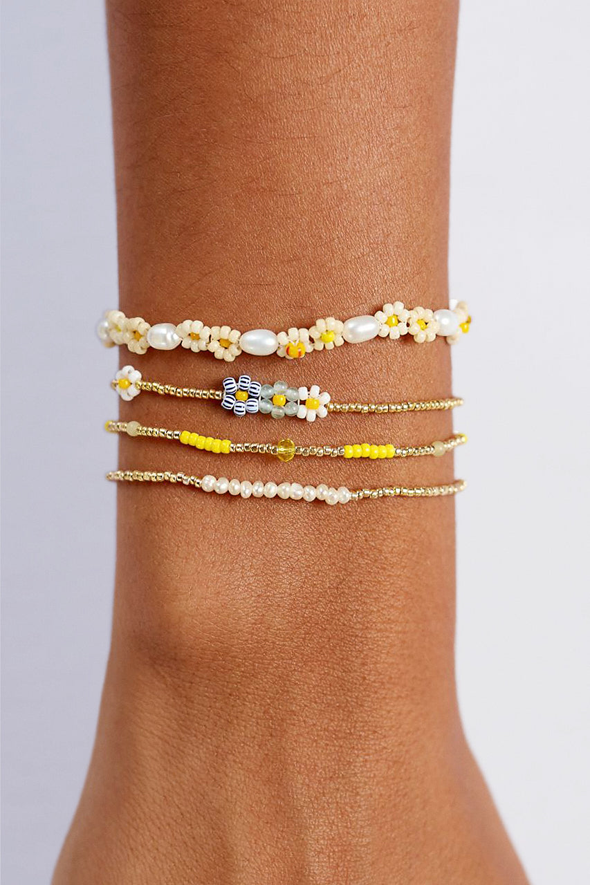 ANNI LU - Bluebell Bloom Bracelet - Soft Blue