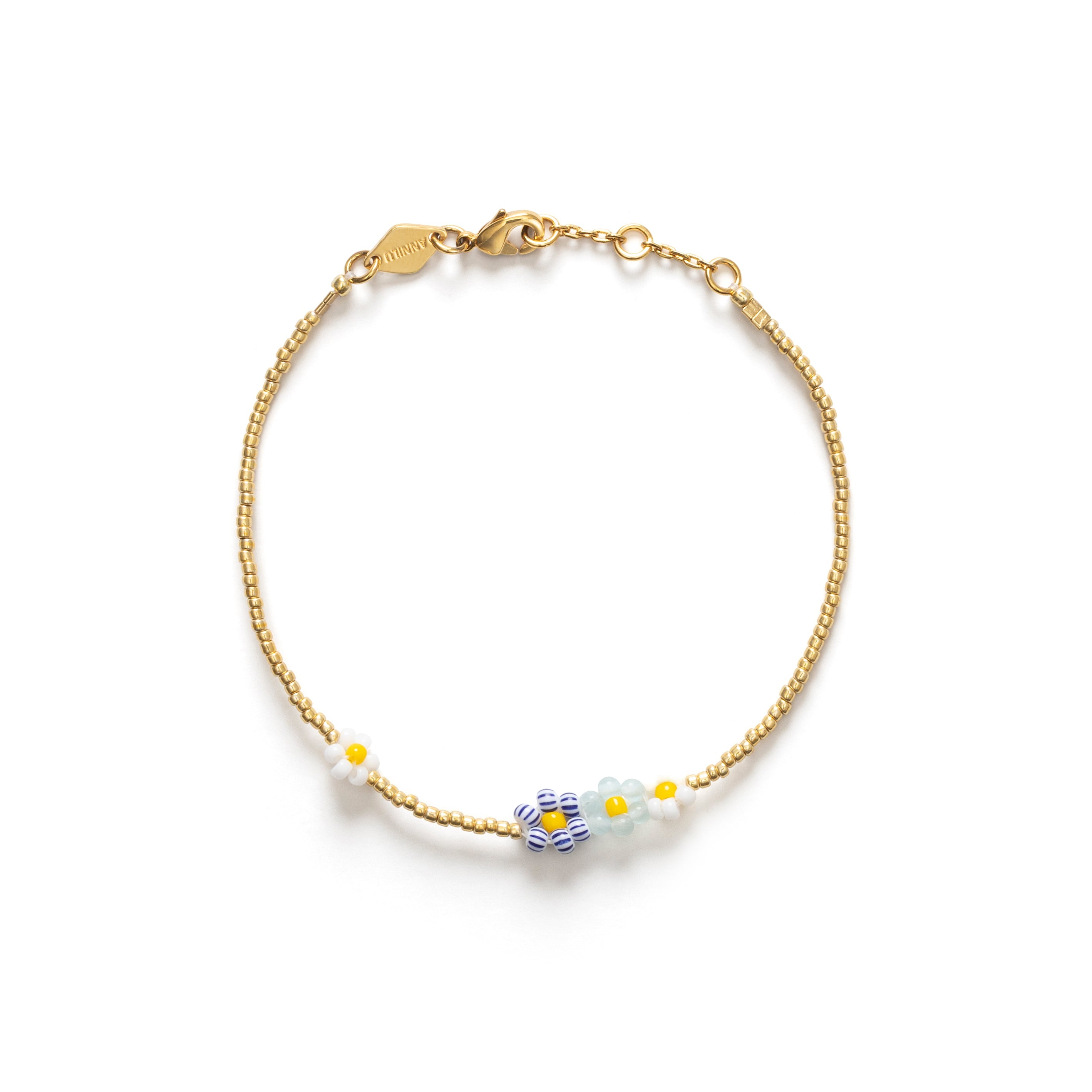ANNI LU - Bluebell Bloom Bracelet - Soft Blue