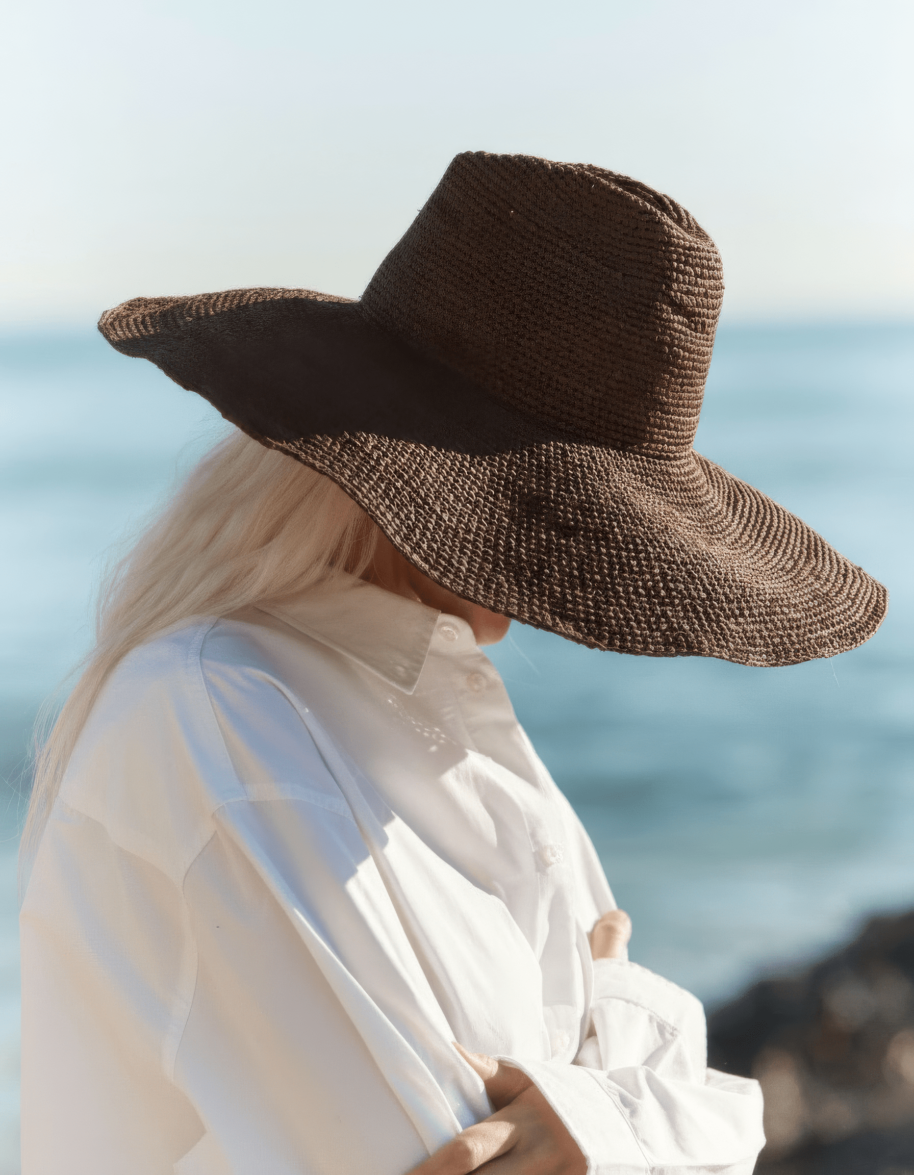 Jace Banu - Ombra Sun Hat - Chocolate