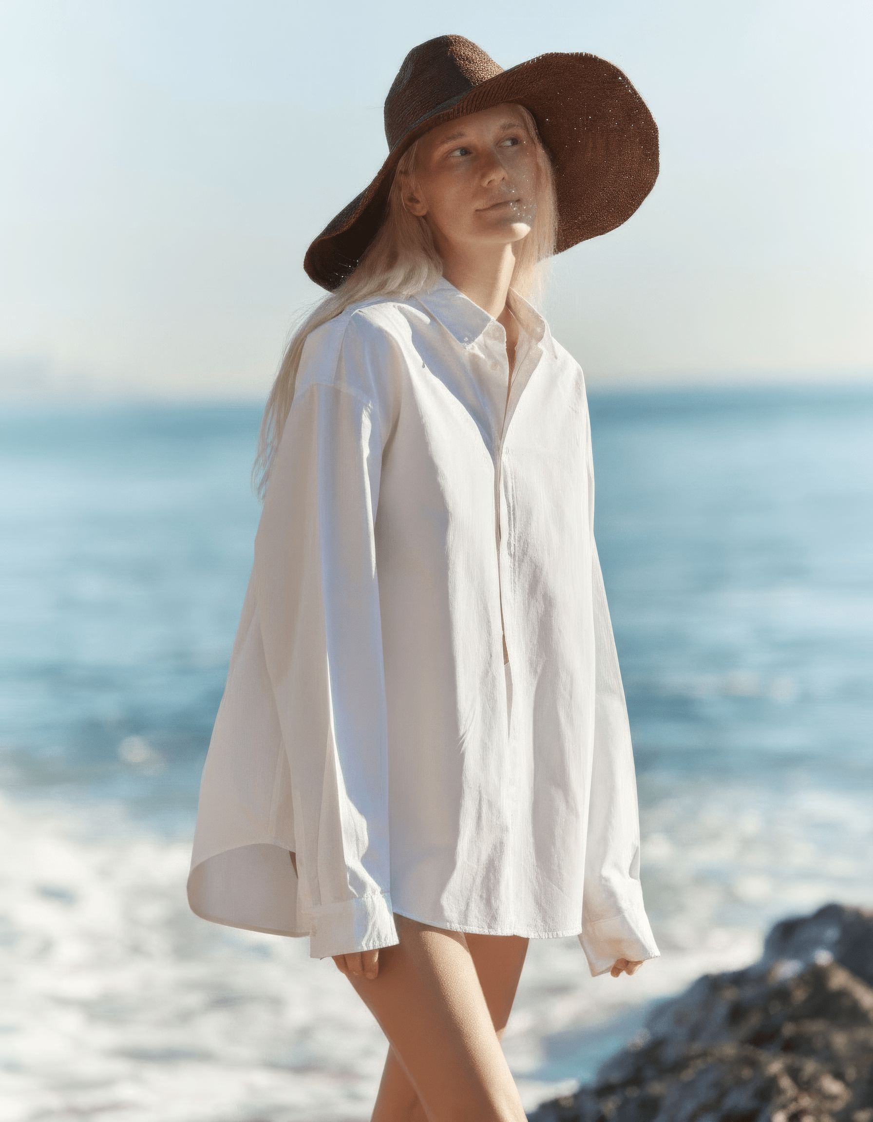 Jace Banu - Ombra Sun Hat - Chocolate