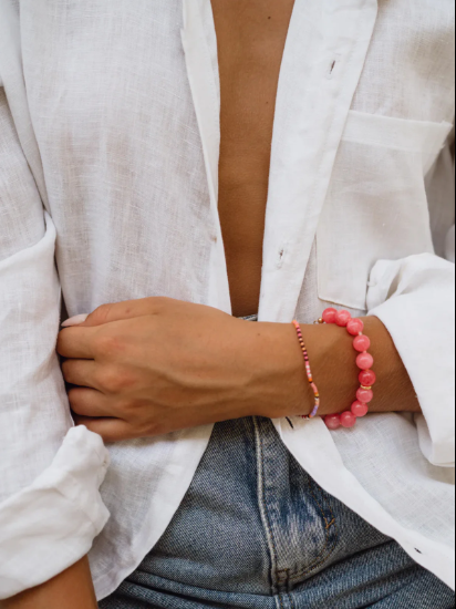 ANNI LU -Ball Bracelet - Bubblegum