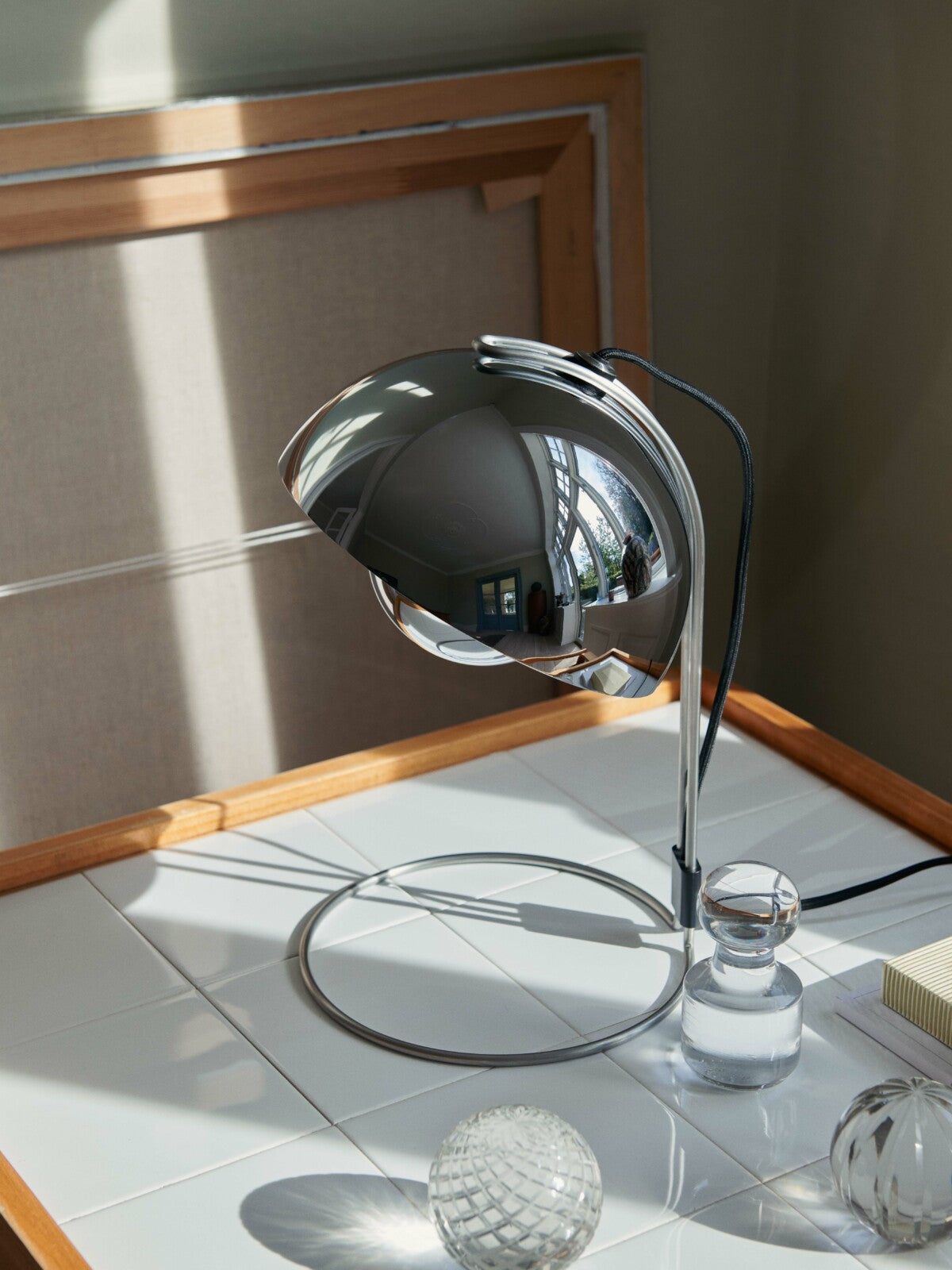 &Tradition - Flowerpot VP4 Verner Panton 1968 - Chrome-Plated