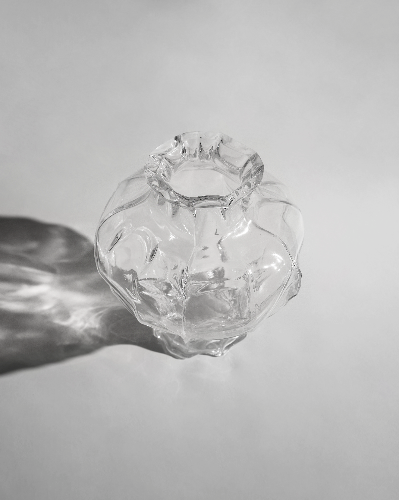 Hein Studio - Ammonit Vase - Clear