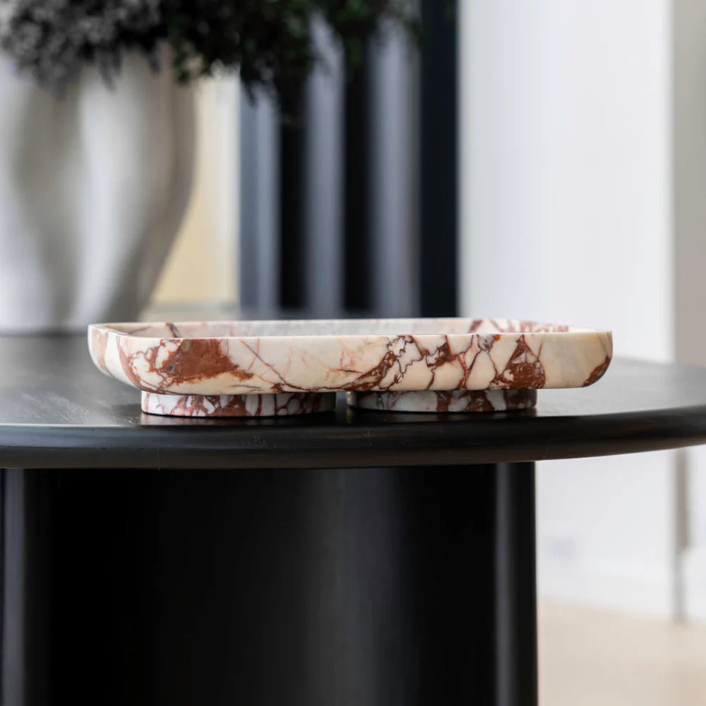 Architect Footed Letter Tray -Calacatta Brown