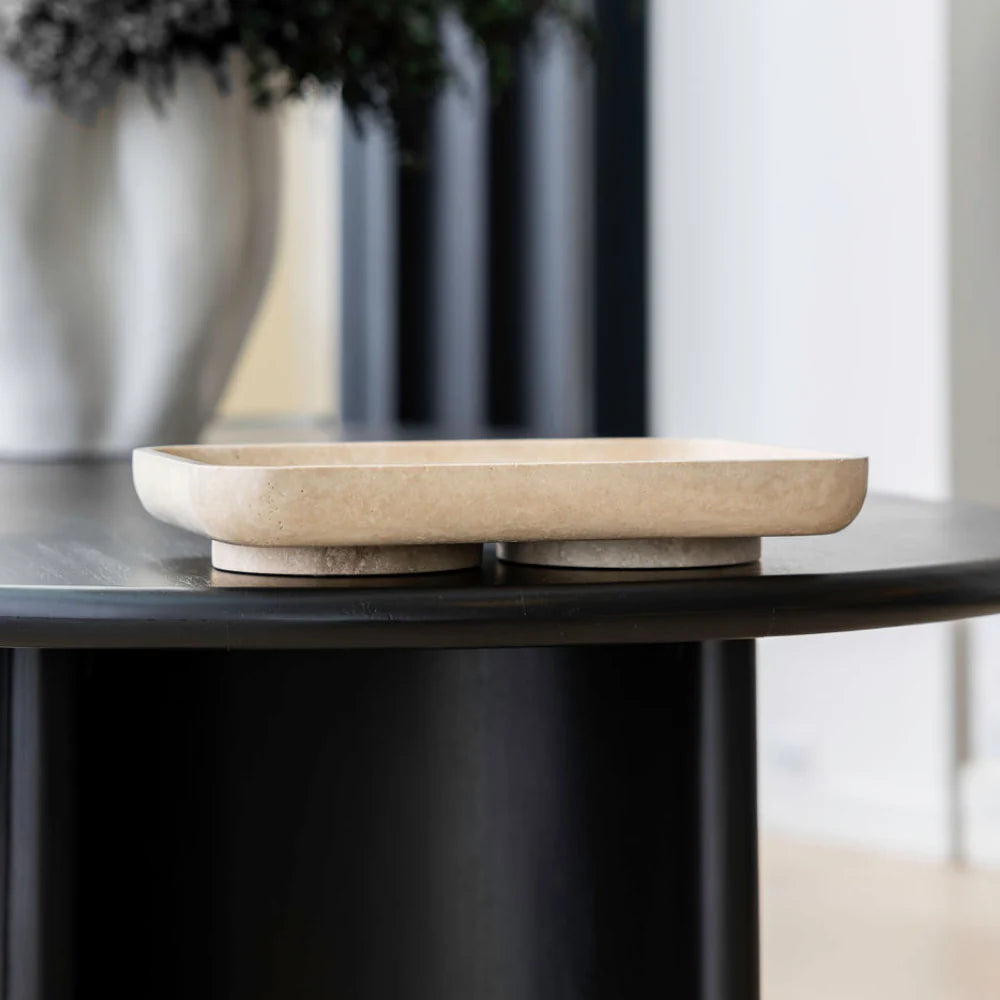 Architect Footed Letter Tray - Travertin Beige