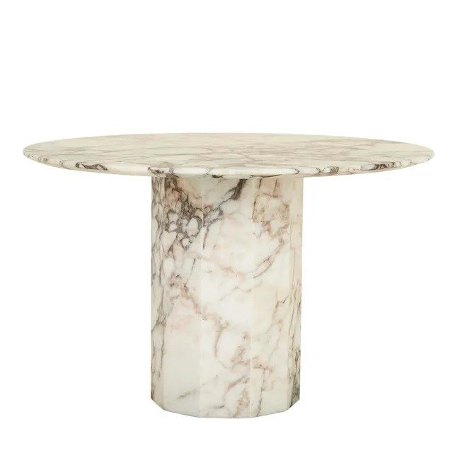 Atlanta Dining Table - Matt Ocean Marble