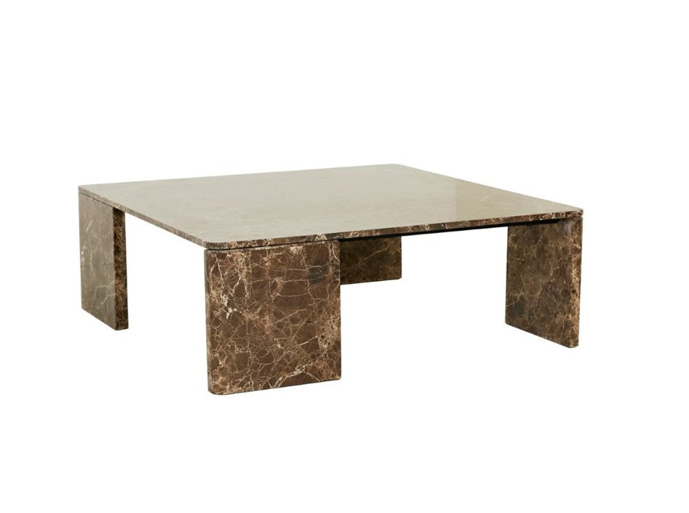 Atlas Slab Coffee Table - Emperador Marble