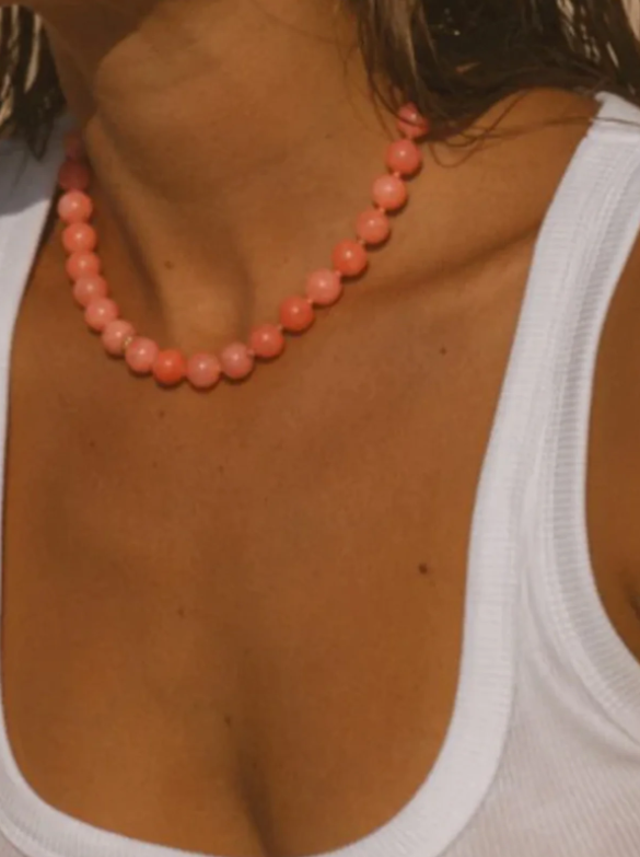 ANNI LU - Ball Necklace Bubblegum
