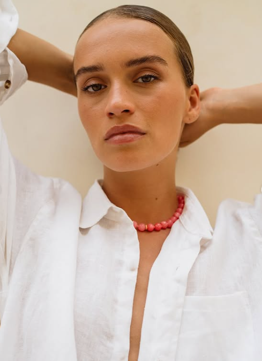 ANNI LU - Ball Necklace Bubblegum