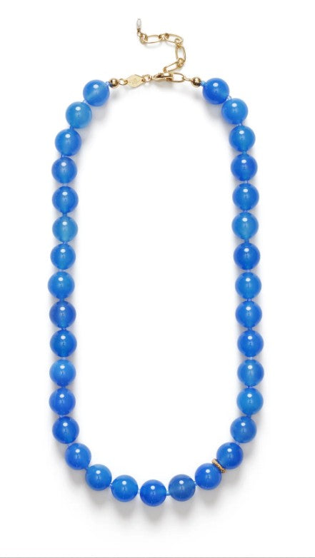 ANNI LU - Ball Necklace - Pacific Blue