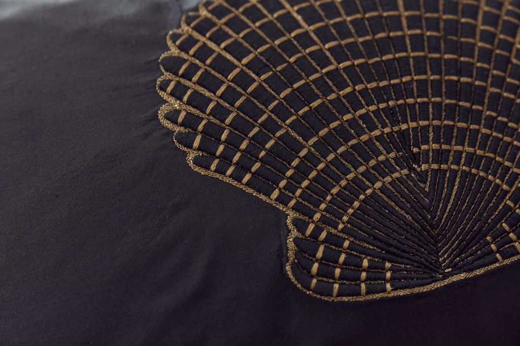 Cascara Hand Embroidered Shell Cushion