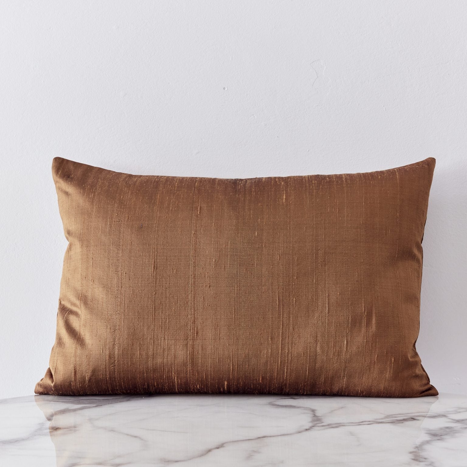 Copper Silk Cushion