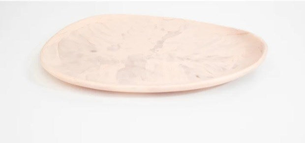 Dinosaur Designs - Pebble Plate - Rose Swirl