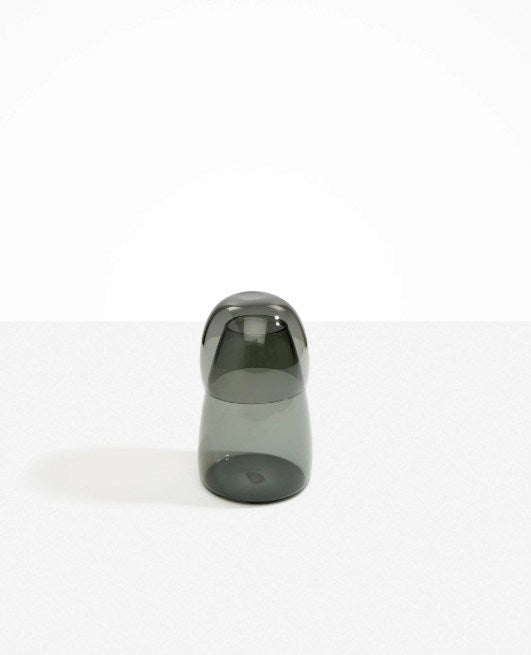 Dinosaur Designs - Black Glass Pebble Carafe Clear